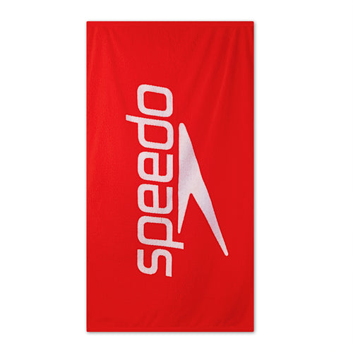 Badhanduk Logo Röd/Vit