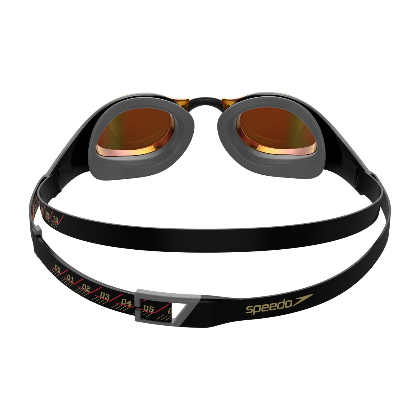 Simglasögon Fastskin Pure Focus Mirrored Svart/Röd