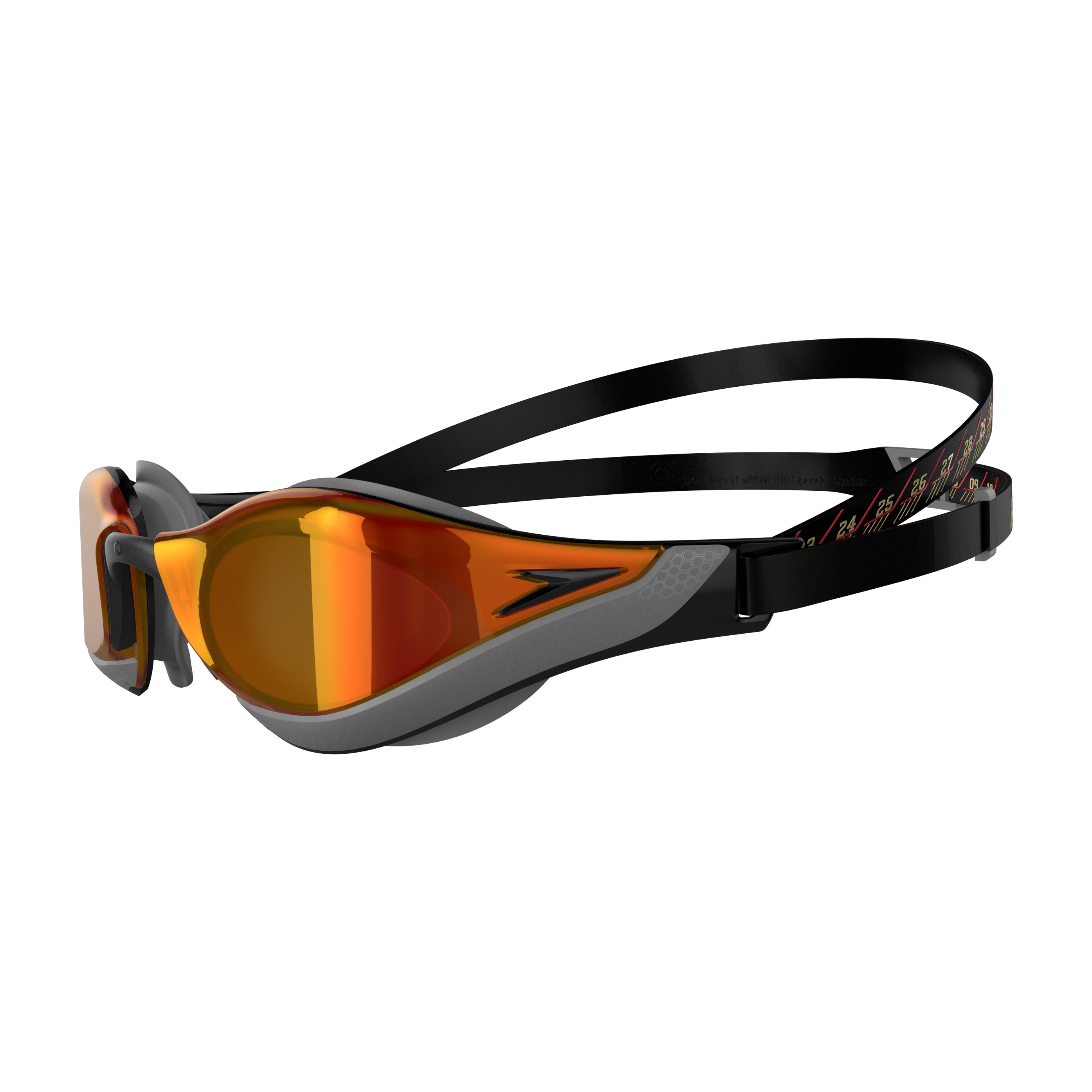 Simglasögon Fastskin Pure Focus Mirrored Svart/Röd