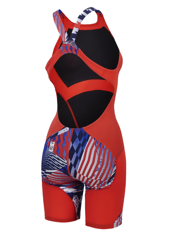 Tävlingsbaddräkt - Fastskin LZR Ignite Kneeskin Röd/Blå/Vit