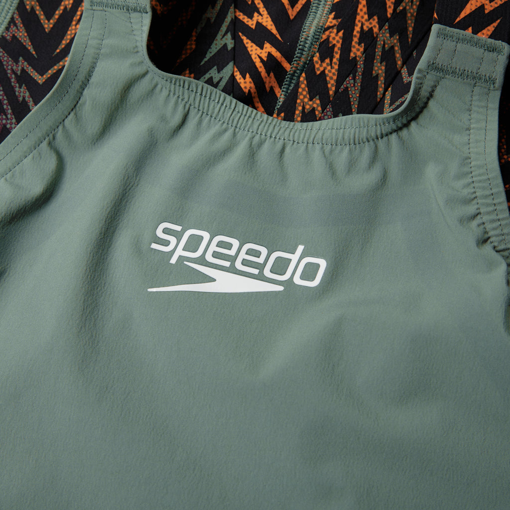 Tävlingsbaddräkt Fastskin Junior LZR Ignite Openback Kneeskin