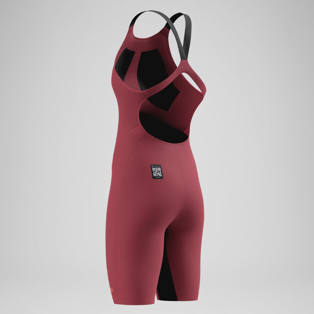 Fastskin LZR Pure Valor 2.0 Openback Kneeskin Red/Black