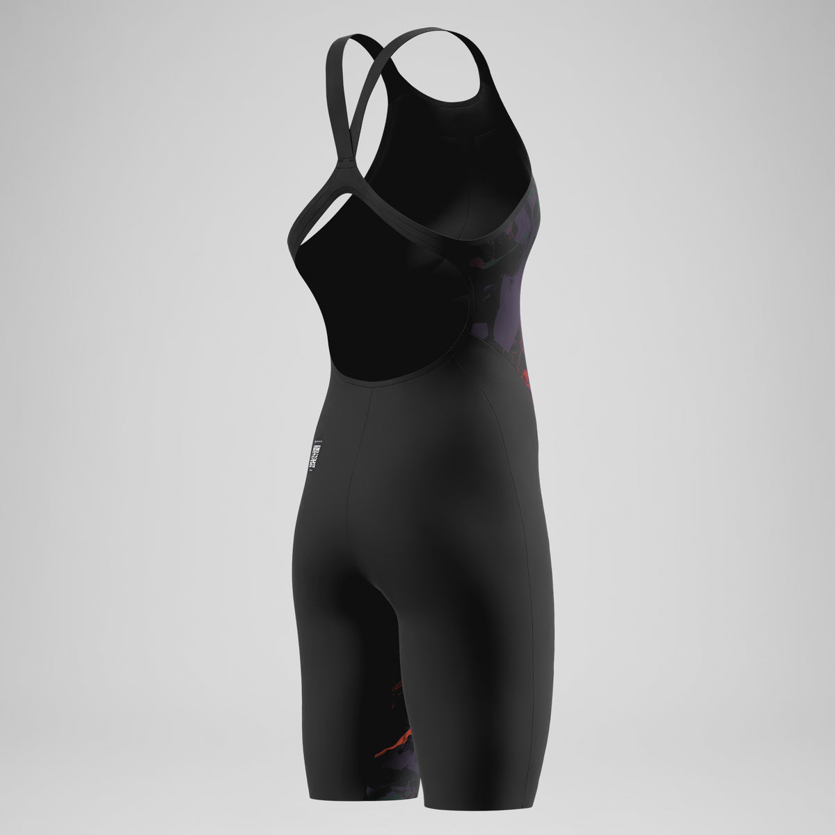 Fastskin LZR Pure Valor 2.0 Printed Openback Kneeskin Black/Red